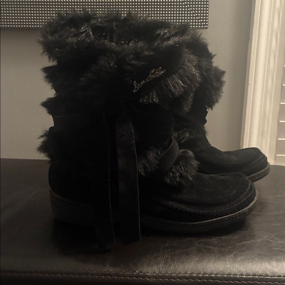 Sam Edelman Black Faux Fur Winter Boots - Picture 7 of 15